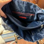 Tommy Hilfiger Navy Blue Large Tote Bag leather exterior with gold hardware Photo 5