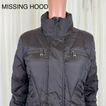 Marc New York Andrew Marc Long Puffer Down Winter Coat Jacket Size SM Charcoal Photo 11
