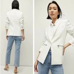 Veronica Beard Scuba Iconic Blazer Schoolboy Dickey Blazer Jacket White Size 8 Photo 8
