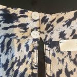 Lush Clothing Lush Animal Print Bodysuit Blouse Beige And Black Halter Neck Size XL Photo 5