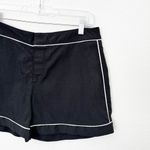 Esprit [Vintage] Y2K  Beach Size Large L Black Piped Trim Mid Rise Board Shorts Photo 3