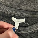 Maurice's Raised on Dolly Dark Gray Black Burnout Shirt Gold Font Boots Size M Photo 2