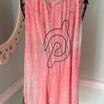 Peloton  Pink and White tank top see through large Photo 0