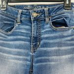 American Eagle  Hi-Rise Jeggings Jeans Blue Pockets Stretch Denim Size 4 Photo 3
