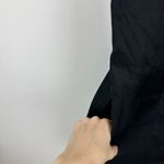 Madewell  Squareneck Romper Jet Black Minimalist Linen Blend Classic US 6 NWT Photo 9