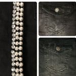 Monday Black Jeweled Denim Jacket Photo 6