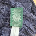 Ralph Lauren Lauren  Cable Knit Long Sleeve Sweater Tunic Navy Blue,‎ Large Photo 9