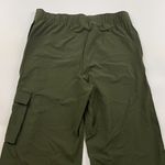 Old Navy Conifer Green Stretchtech Wide Leg Cargo Pant M Photo 6