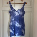 Princess Polly  Ashby Tie Dye Mini Dress Waffle Knit Photo 3