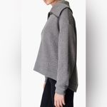 Sweaty Betty  estful Bouclé Half Zip Pullover size small charcoal marl Photo 8