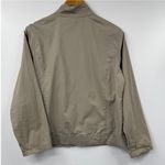Eileen Fisher Blazer Polished Ramie Stretch Full Zip Windbreaker Jacket Tan M Photo 5