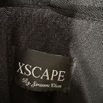 XScape By Joanna Chen Cowl Neck Draped Maxi Dress Sleeveless Womens Black Size 2 Photo 2