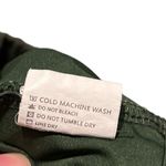 None Olive green rayon running shorts with pockets Photo 4