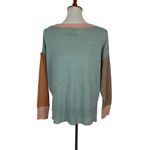 Dreamers  Sweater Medium Boatneck Pullover Colorblock Cozy Fall Photo 2