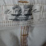 Free People  ivory jean skirt size 27 Photo 3
