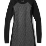 Smartwool Diamond Peak Quilted Dress Small Black Gray Gorpcore Wool Outdoors Photo 0