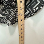 Boemo Women's Black & White Aztec Print Blouse Sample Sz S Boho Indie Y2K Earthy Photo 7