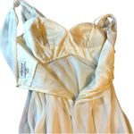 Betsy and Adam  White Embellished Gown - Size 14 Photo 12