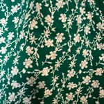 FAVLUX  Green Floral Print Wrap Detail  Shorts Photo 4