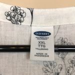 Old Navy  Tall Women’s Linen Blend Floral Print Split Neck Button-Up Tank Blouse Photo 6