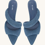JW Pei  Women's Denim Blue Mules Photo 0