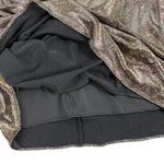 Halston Heritage New Women’s Halston Tiara Dress In Metallic Jersey Size 4 Photo 3