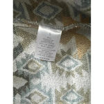 WOMEN'S AZTEC PRINT Acid Wash DEMIM JACKET w/HOOD woman's small‎ Blue Photo 3