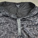 Athena Marie Womens Sequin Pants XL Black Flare Wide Leg Holiday Party Cocktail Photo 10