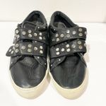 Rebecca Minkoff  Natasha Studded Black Soft Leather Slip on Sneaker Size 9 Photo 1