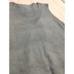 SheIn  V Neck Sweater Vest Blue Fringe Knit Women XL Photo 1