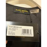 Ramy Brook Quinn Plunge-Neck Gown Dress Black Size 10 NWT Bold Front Slit Photo 3