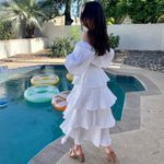 Show Me Your Mumu Full Swing Set in Crinkle White XS Photo 4
