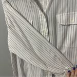 Vintage Separate Issue Candy Striped Button Down Top Size L White Size L Photo 6