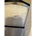 Helmut Lang White Gray Textured Linen Silk Blend Tailored Blazer Sports Jacket Photo 4