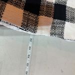 Talbots Women's Buffalo Check Textured Lined Full Zip Jacket Black White Size 4 Photo 9