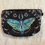 Black and Blue Butterfly Print Women's makeup jewelry bag travel bag brand new Photo 0