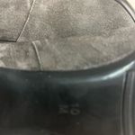 Heeled Boots with Chunky Heel and Soft Suede Texture Gray Size 10 Photo 6