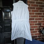 NEW Lauren Ralph Lauren Womens 16 Sleeveless Denim Mini Dress White Wash Photo 12