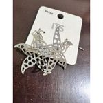 Starfish Earrings Cutout Silver Tone Statement Earrings Beachy Jewelry Photo 5
