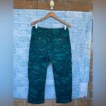 Anthropologie  Austin teal Green Camo cargo pants size 29 Photo 7