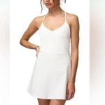 Spiritual Gangster  Jet Active White Mini Activewear Tennis Preppy Dress XS $118 Photo 3
