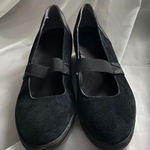 Vionic  Mary Jane Suede Black Wedge Shoes 9.5 Ballet Twee Work Cottage Classic Photo 0