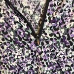 Kerrits  Purple and Black Floral athletic blouse Photo 2