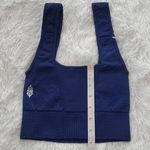 Free People NWOT  Good Karma Tile Textured Square Neck Bra Outerspace Photo 11