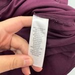 Adrianna Papell  Dress Womens Size 0 Plum Purple Ruffle Sheath Mini Photo 4