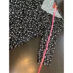 Krimson Klover Dark Floral Knit Dress Womens Small Pocket Cinch Hiking Outdoorsy Black Photo 11