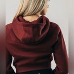 Alphalete  Signature Maroon Cropped Fleece Hoodie Small NWT‎ Photo 1