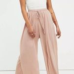 Free People beach intimately nude mauve palazzo wide leg pants S Photo 0