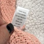 BiBi women’s size small dusty pink long knit duster cardigan with pockets Photo 6