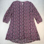 Boden Mini Dress Floral Print 3/4 Sleeve Casual Pink White Black‎ US 12 Photo 7